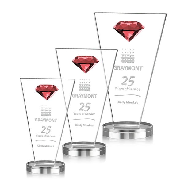 This tapered Crystal Award features a sparkling faceted gemstone to give... from ASI 84592 St Regis Group / St Regis