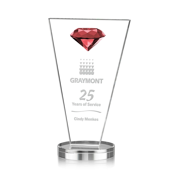 This tapered Crystal Award features a sparkling faceted gemstone to give... from ASI 84592 St Regis Group / St Regis