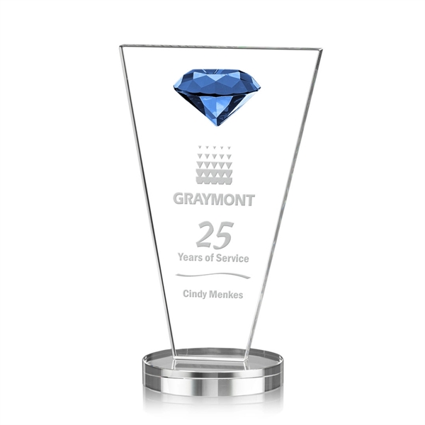 This tapered Crystal Award features a sparkling faceted gemstone to give... from ASI 84592 St Regis Group / St Regis