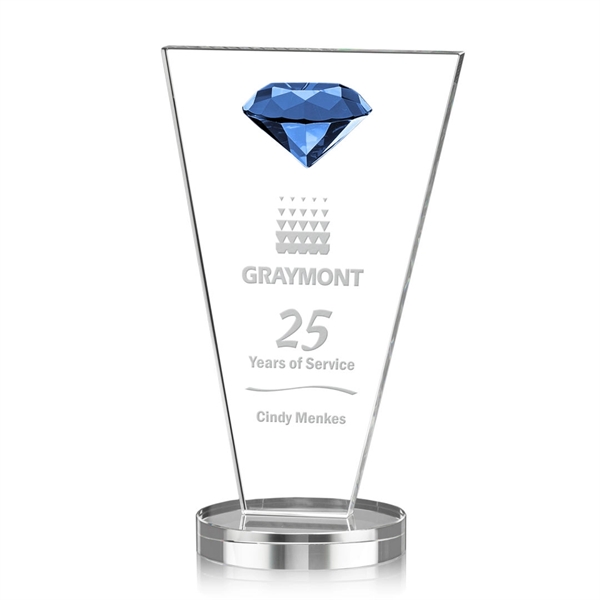 This tapered Crystal Award features a sparkling faceted gemstone to give... from ASI 84592 St Regis Group / St Regis