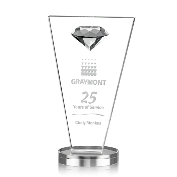 This tapered Crystal Award features a sparkling faceted gemstone to give... from ASI 84592 St Regis Group / St Regis