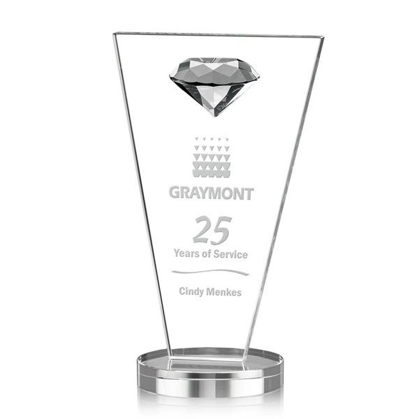 This tapered Crystal Award features a sparkling faceted gemstone to give... from ASI 84592 St Regis Group / St Regis