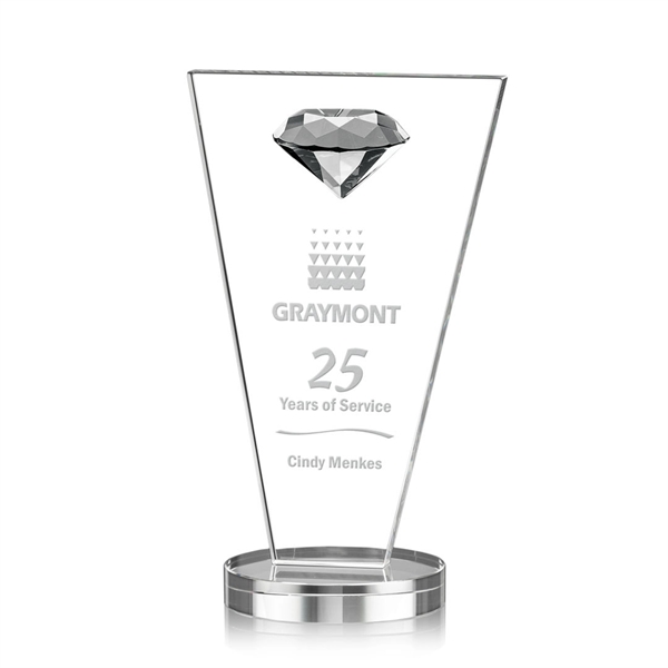 This tapered Crystal Award features a sparkling faceted gemstone to give... from ASI 84592 St Regis Group / St Regis