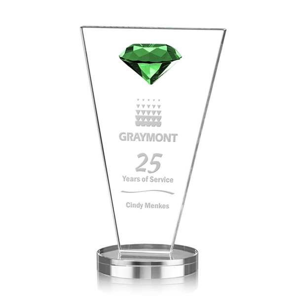 This tapered Crystal Award features a sparkling faceted gemstone to give... from ASI 84592 St Regis Group / St Regis
