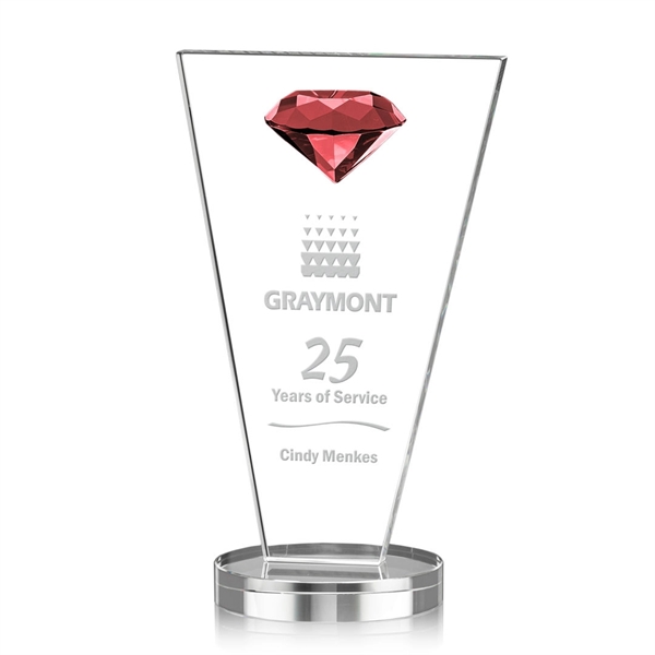 This tapered Crystal Award features a sparkling faceted gemstone to give... from ASI 84592 St Regis Group / St Regis