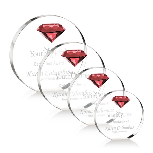 Our tapered optical crystal disc is highlighted with a sparkling faceted... from ASI 84592 St Regis Group / St Regis