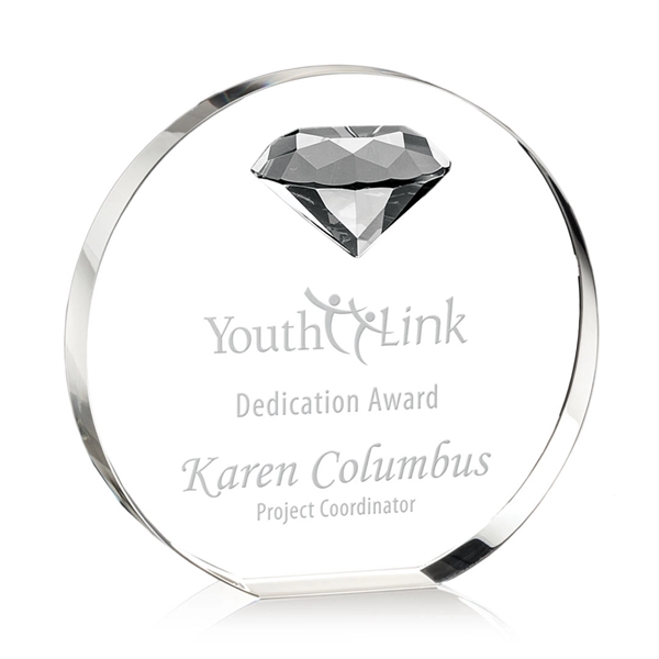 Our tapered optical crystal disc is highlighted with a sparkling faceted... from ASI 84592 St Regis Group / St Regis