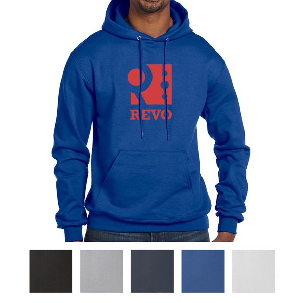 Champion double dry eco pullover hooded sweatshirt made of a 9... from ASI 61125 Hit Promotional Products / Hit®