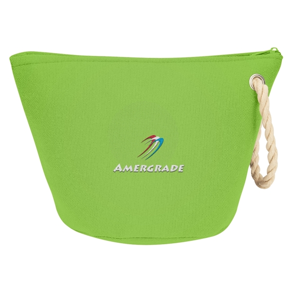 600D polyester cosmetic bag with rope strap... from ASI 61125 Hit Promotional Products / Hit®