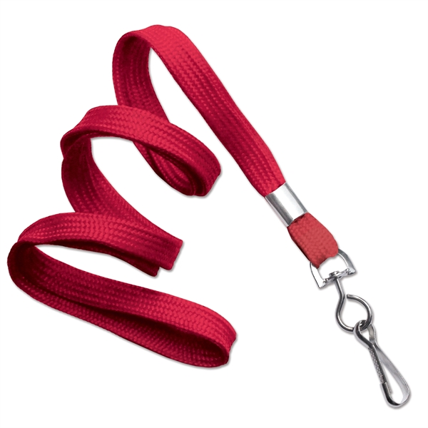 Available same day! Blank flat braided non-breakaway lanyards with a swivel... from ASI 79898 Promovision / PROMOVISION