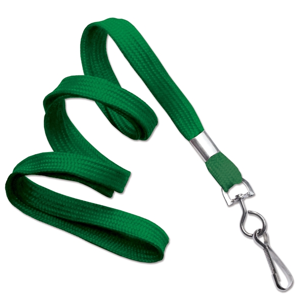 Available same day! Blank flat braided non-breakaway lanyards with a swivel... from ASI 79898 Promovision / PROMOVISION