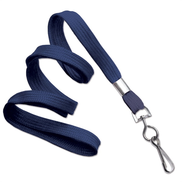 Available same day! Blank flat braided non-breakaway lanyards with a swivel... from ASI 79898 Promovision / PROMOVISION