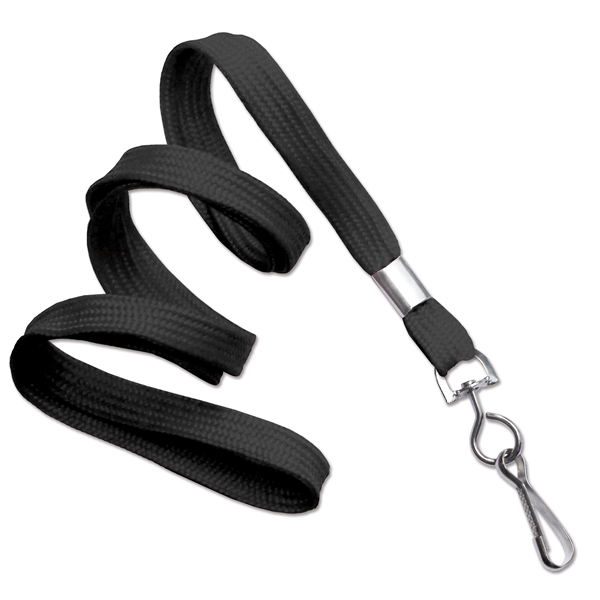 Available same day! Blank flat braided non-breakaway lanyards with a swivel... from ASI 79898 Promovision / PROMOVISION