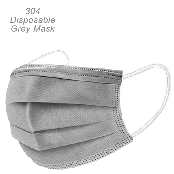 Black Face Mask - 3 Ply Disposable Black Masks - Ready... from ASI 45100 Chulani Promotional Products, Inc / Competitive Edge Innovations/Chulani