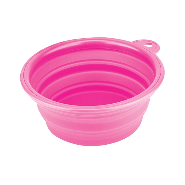 Convenient travel bowl for your pet.  Collapses to 5" disk.... from ASI 79840 The Proinnovative Line / Proinnovative Line