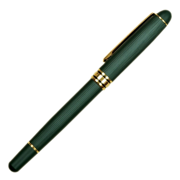 Rollerball ballpoint pen with gold clip and trims.... from ASI 68190 Lungsal / Lungsal