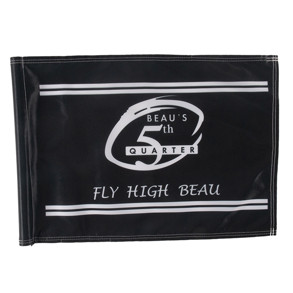 Golf flag, made of durable knit polyester fabric... from ASI 77280 Pepco Poms / Pepco Poms