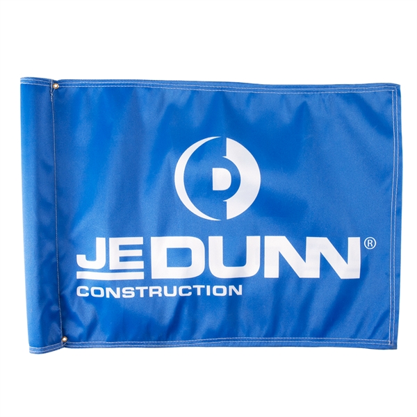 Golf flag, made of durable knit polyester fabric... from ASI 77280 Pepco Poms / Pepco Poms