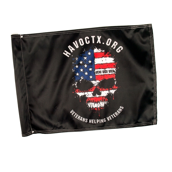 Golf flag, made of durable knit polyester fabric... from ASI 77280 Pepco Poms / Pepco Poms