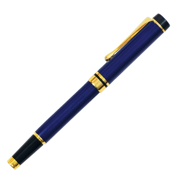 Brass Cap-Off Rollerball Pen With Matte Colored Barrel and Gold Clip... from ASI 68190 Lungsal / Lungsal