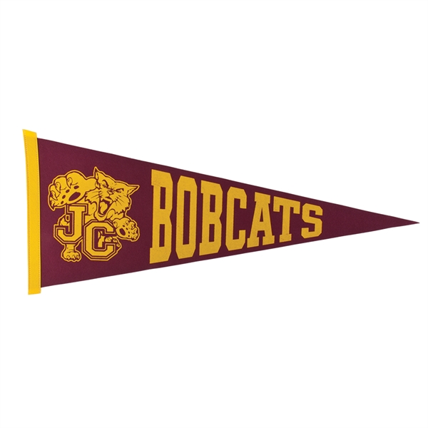 Colored Felt 12" x 30" Pennant with Felt Strip.... from ASI 77280 Pepco Poms / Pepco Poms