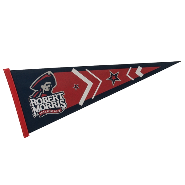 Colored Felt 12" x 30" Pennant with Felt Strip.... from ASI 77280 Pepco Poms / Pepco Poms