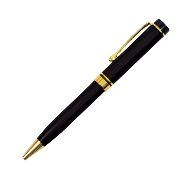 Brass Ballpoint Pen With Matte Colored Barrel and Gold Clip and... from ASI 68190 Lungsal / Lungsal