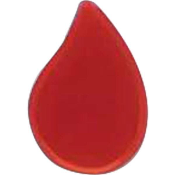 Tear drop shaped plastic stock design lapel pin with clutch back,... from ASI 94245 North Attleboro Jewelry Company