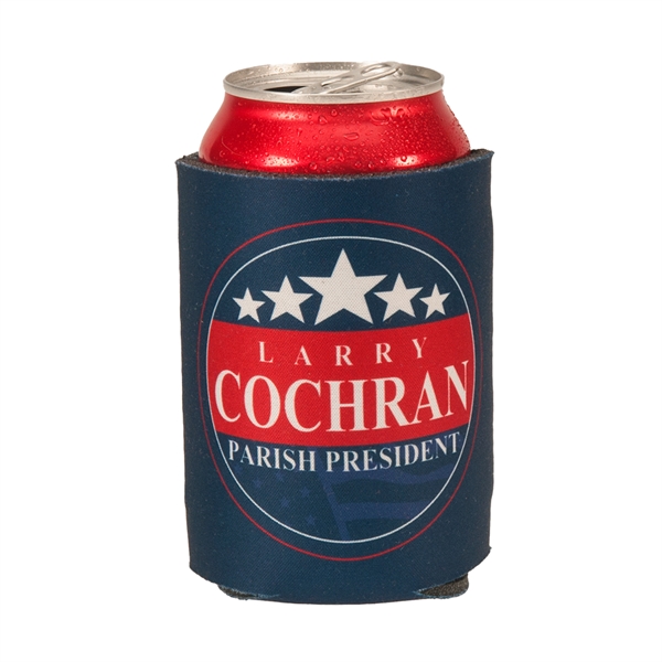 Can cooler made of lightweight foam material with digital full color... from ASI 77280 Pepco Poms / Pepco Poms