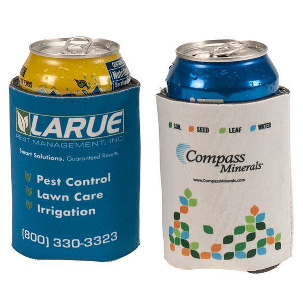 Can cooler made of lightweight foam material with digital full color... from ASI 77280 Pepco Poms / Pepco Poms