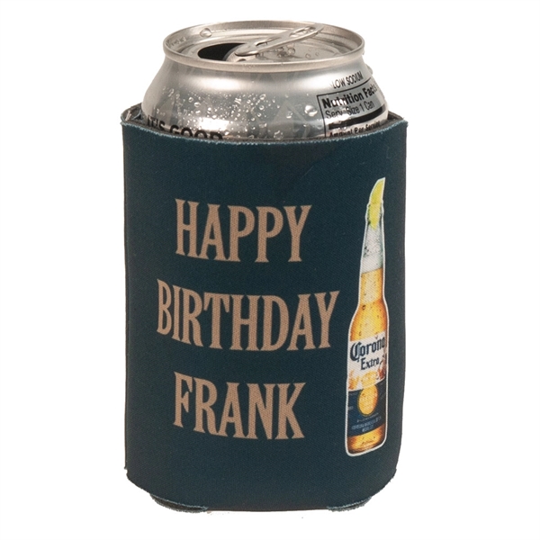 Can cooler made of lightweight foam material with digital full color... from ASI 77280 Pepco Poms / Pepco Poms