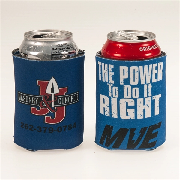 Can cooler made of lightweight foam material with digital full color... from ASI 77280 Pepco Poms / Pepco Poms