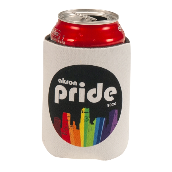 Can cooler made of lightweight foam material with digital full color... from ASI 77280 Pepco Poms / Pepco Poms