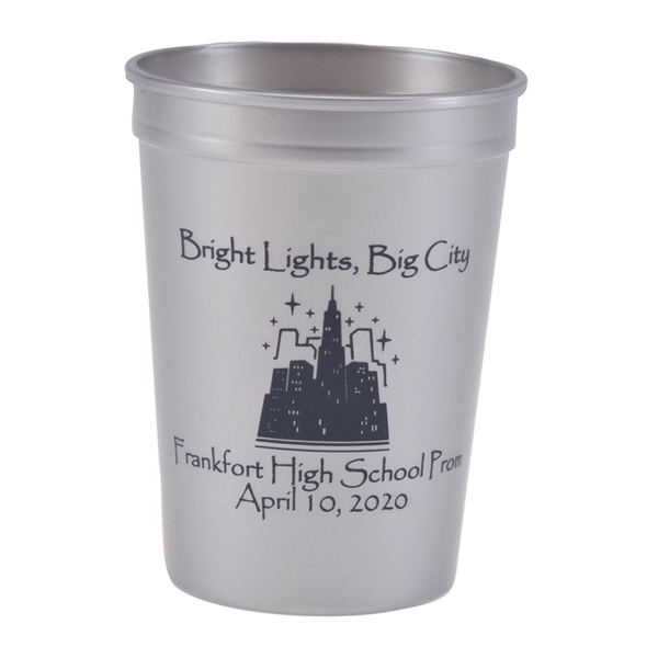 Durable plastic stadium cup, 12 oz.... from ASI 77280 Pepco Poms / Pepco Poms