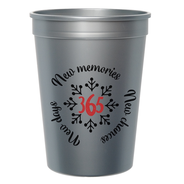 Durable plastic stadium cup, 12 oz.... from ASI 77280 Pepco Poms / Pepco Poms