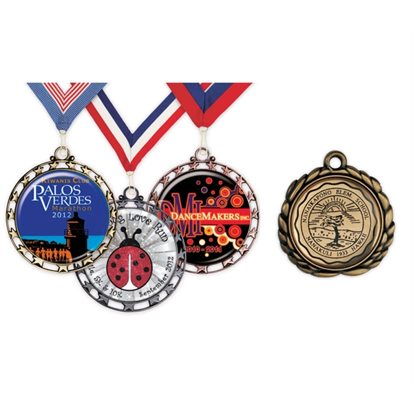 Express insert medallions  includes a custom, poly domed insert.... from ASI 94245 North Attleboro Jewelry Company