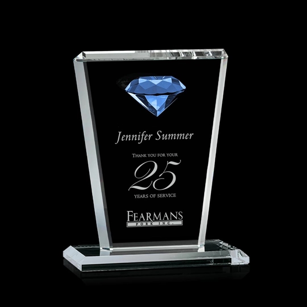 This tapered Crystal Award features a sparkling faceted gemstone to give... from ASI 84592 St Regis Group / St Regis