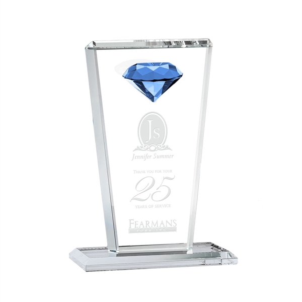 This tapered Crystal Award features a sparkling faceted gemstone to give... from ASI 84592 St Regis Group / St Regis