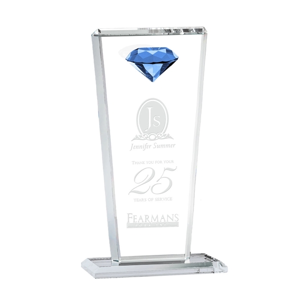 This tapered Crystal Award features a sparkling faceted gemstone to give... from ASI 84592 St Regis Group / St Regis
