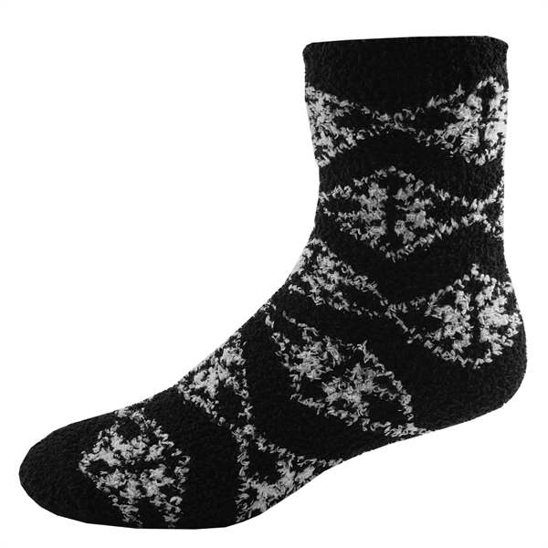 Fashion fuzzy feet socks made of 100% acrylic and measuring approximately... from ASI 90160 Suntex Industries