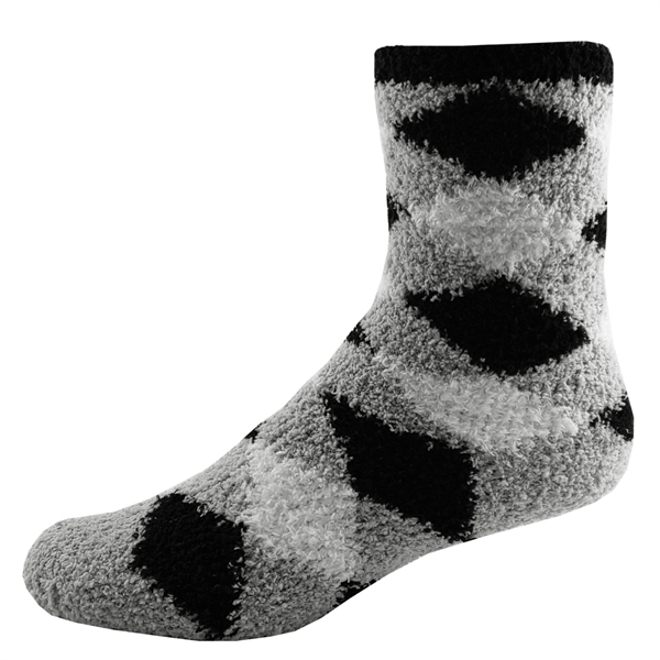 Fashion fuzzy feet socks made of 100% acrylic and measuring approximately... from ASI 90160 Suntex Industries