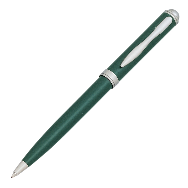 Brass Click Action Matte Coated Pen With Silver Accents.... from ASI 68190 Lungsal / Lungsal
