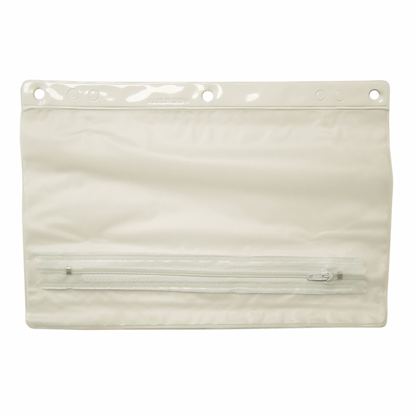 Vinyl Zippered School Pencil Pouch with three hole punch... from ASI 79840 The Proinnovative Line