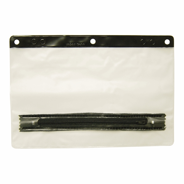 Vinyl Zippered School Pencil Pouch with three hole punch... from ASI 79840 The Proinnovative Line