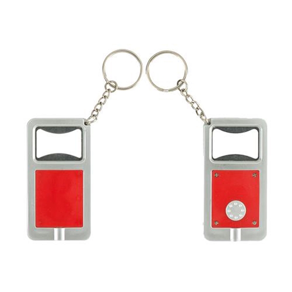 Bottle Opener with Bright LED Light and Keyring.... from ASI 79840 The Proinnovative Line / Proinnovative Line