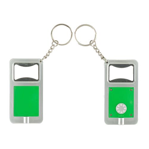 Bottle Opener with Bright LED Light and Keyring.... from ASI 79840 The Proinnovative Line / Proinnovative Line