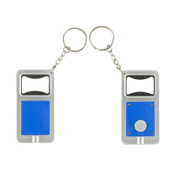 Bottle Opener with Bright LED Light and Keyring.... from ASI 79840 The Proinnovative Line / Proinnovative Line