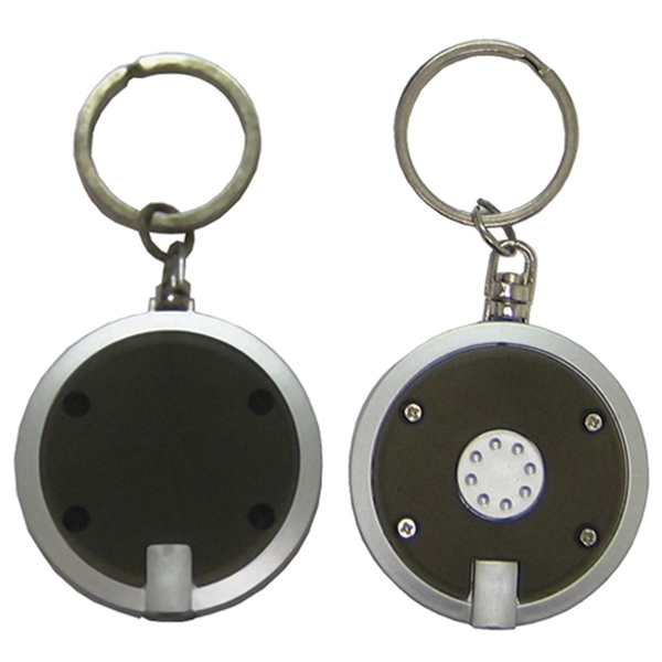 Round Key Holder with bright LED light and split ring attachment.... from ASI 79840 The Proinnovative Line / Proinnovative Line