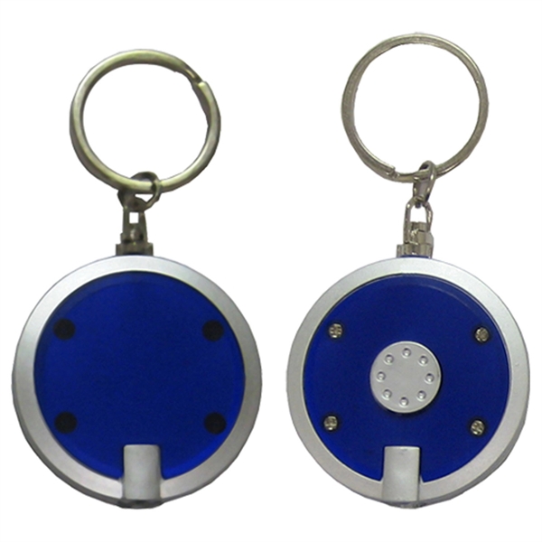 Round Key Holder with bright LED light and split ring attachment.... from ASI 79840 The Proinnovative Line / Proinnovative Line