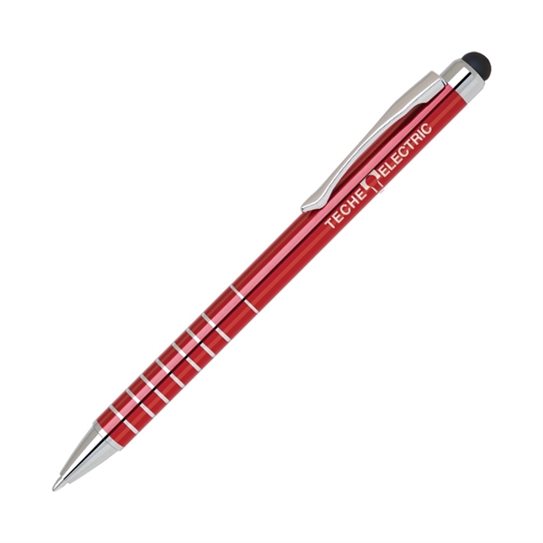 Slim anodized twist action pen with capacitive stylus.... from ASI 68190 Lungsal / Lungsal